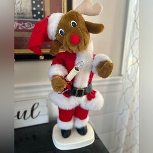 Vintage Matrix 24” Animated Christmas Moose